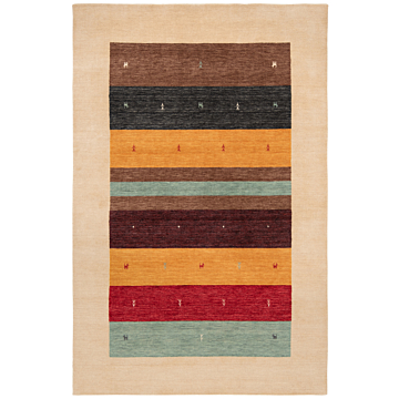 Handloom Rug Multicolor 243 x 161 cm