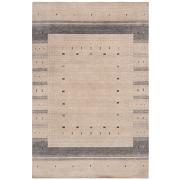 Handloom Rug Beige-Cream 275 x 182 cm
