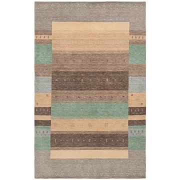 Handloom Rug Gray 275 x 176 cm