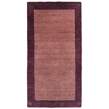 Handloom Rug Pink 140 x 69 cm
