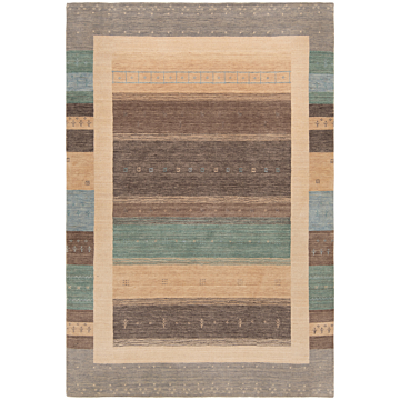 Handloom Rug Gray 237 x 163 cm