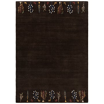 Handloom Rug Brown 180 x 120 cm