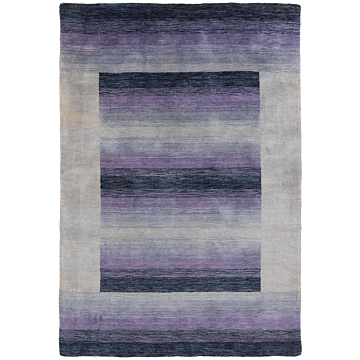 Handloom Rug Purple 180 x 120 cm