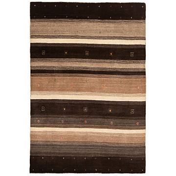 Handloom Rug Brown 180 x 120 cm