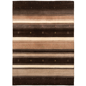 Handloom Rug Brown 200 x 140 cm