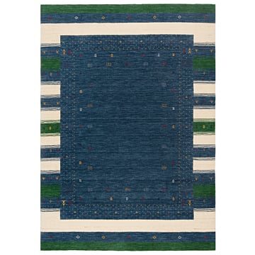 Handloom Rug Night Blue 200 x 145 cm
