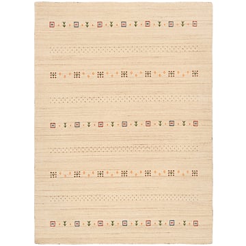 Handloom Rug Beige-Cream 197 x 147 cm