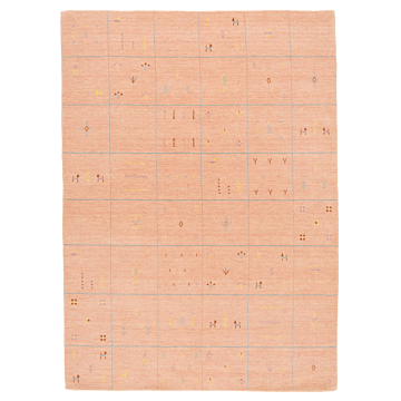 Handloom Rug Pink 199 x 141 cm