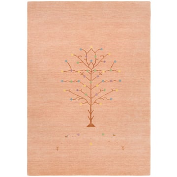 Handloom Rug Pink 198 x 141 cm
