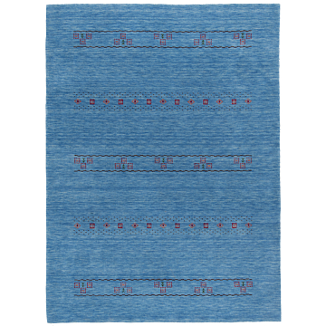 Handloom Rug Blue 235 x 173 cm