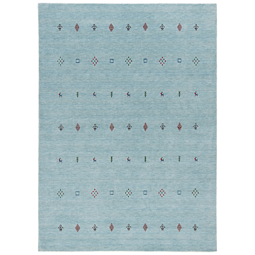 Handloom Rug Blue 240 x 174 cm