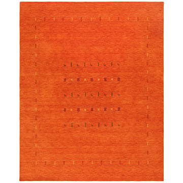 Handloom Rug Orange 250 x 203 cm