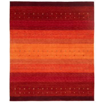 Handloom Rug Red 299 x 253 cm