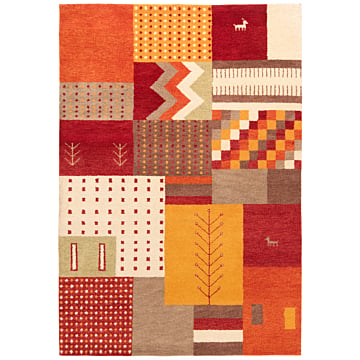Gabbeh persian Rug Multicolor 204 x 142 cm