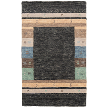 Handloom Rug Gray 120 x 70 cm