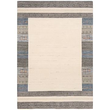 Handloom Rug Beige-Cream 240 x 170 cm