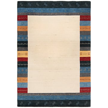 Handloom Rug Beige-Cream 240 x 170 cm