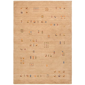 Handloom Rug Beige-Cream 190 x 130 cm