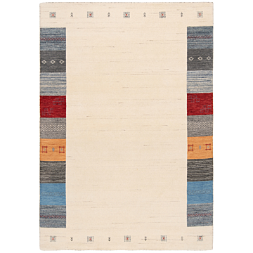 Handloom Rug Beige-Cream 240 x 170 cm