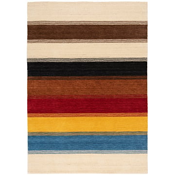 Handloom Rug Multicolor 245 x 168 cm