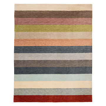 Handloom Rug Multicolor 224 x 174 cm