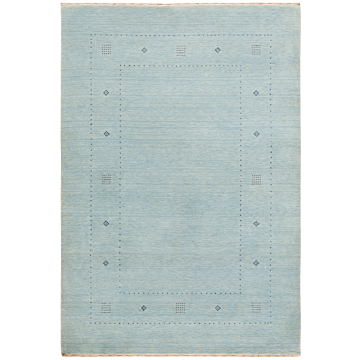 Handloom Rug Blue 209 x 145 cm