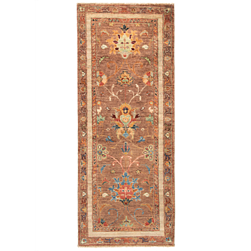 Ziegler Rug Brown 157 x 63 cm