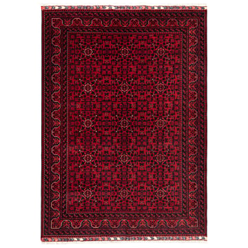Kamyab Afghan Rug Red 241 x 177 cm