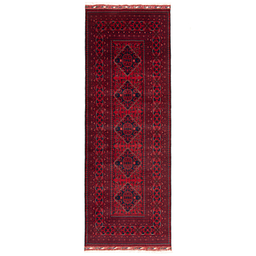 Kamyab Afghan Rug Red 292 x 103 cm