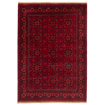 Kamyab Afghan Rug Red 242 x 172 cm