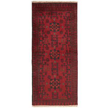 Kahlmohammadi Afghan Rug Red 186 x 80 cm