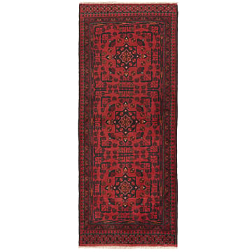 Kahlmohammadi Afghan Rug Red 193 x 78 cm