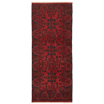 Kahlmohammadi Afghan Rug Red 192 x 77 cm