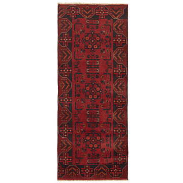 Kahlmohammadi Afghan Rug Red 188 x 76 cm