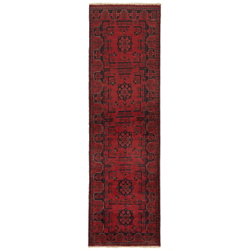 Kahlmohammadi Afghan Rug Red 287 x 83 cm
