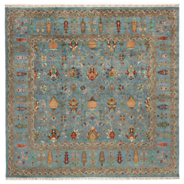 Ziegler Rug Blue 298 x 302 cm