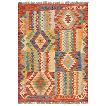 Kilim afghan Orange 150 x 106 cm