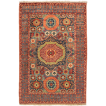 Ziegler Mamluk Rug Turquoise 148 x 100 cm