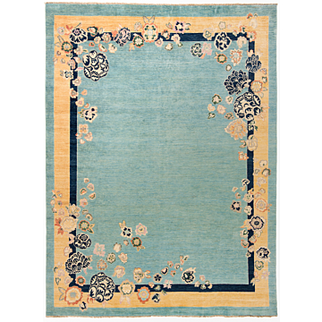 Ziegler Rug Blue 363 x 271 cm