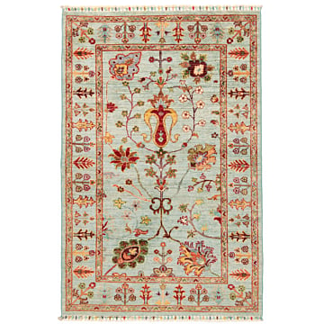 Ziegler Rug Turquoise 153 x 102 cm