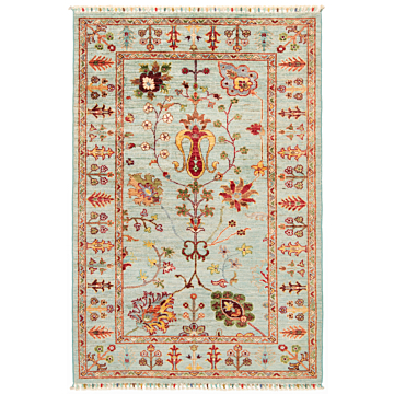 Ziegler Rug Turquoise 151 x 102 cm