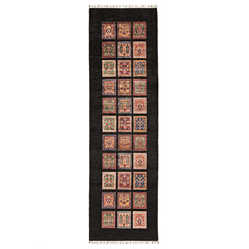 Ziegler Rug Black 303 x 90 cm