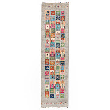 Ziegler Rug Gray 303 x 80 cm
