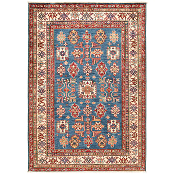 Kazak Fine Rug Blue 177 x 127 cm