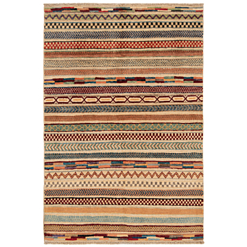 Tappeto afgano in rilievo Kilim