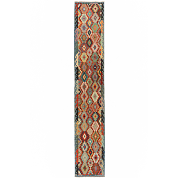 Kilim afghan Multicolor 480 x 86 cm