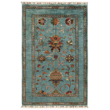 Ziegler Rug Blue 129 x 84 cm
