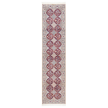 Nain 6La Persian Rug Red 394 x 93 cm