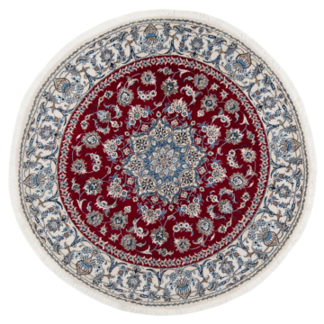 Nain Persian Rug Red 200 x 200 cm