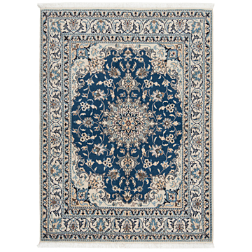Nain Persian Rug Blue 196 x 145 cm